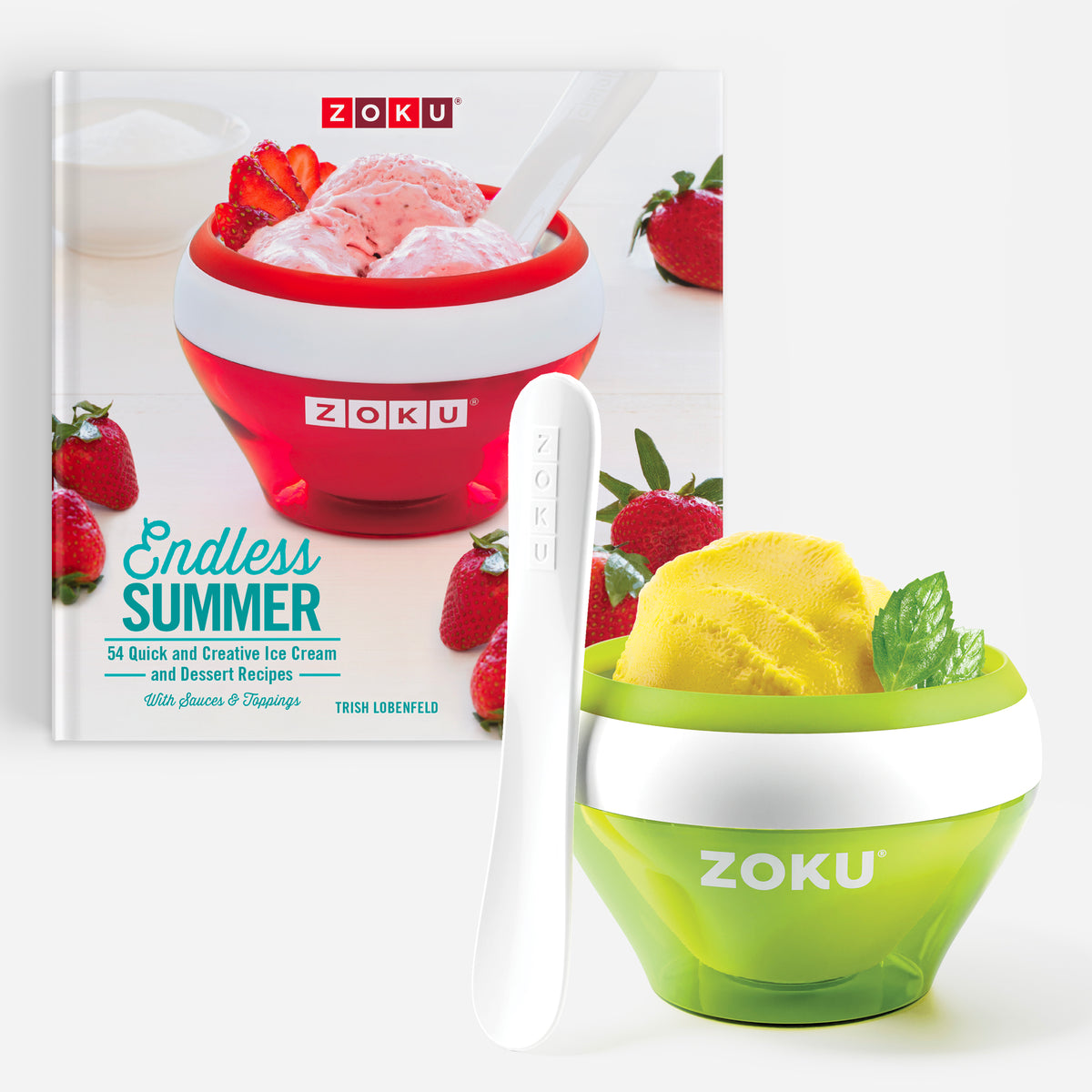 Green Ice Cream Maker Bundle