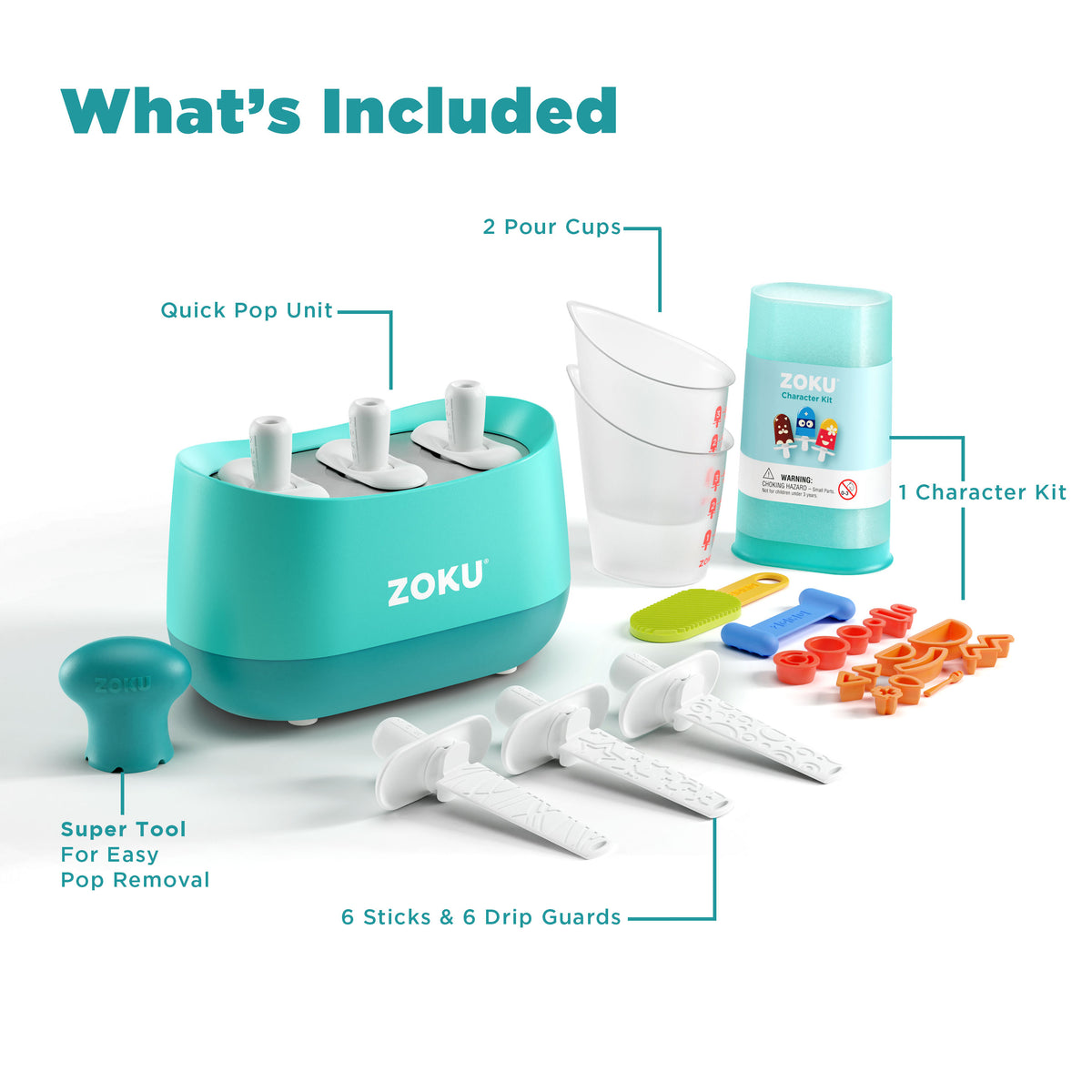 Quick Pop Maker Accessories ZOKU