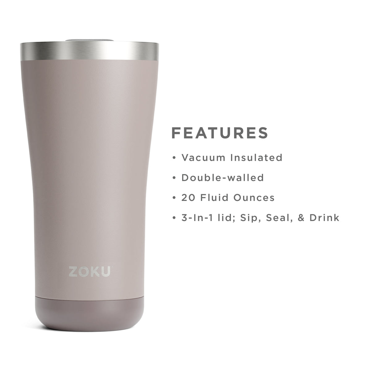 Ash Tumbler Features