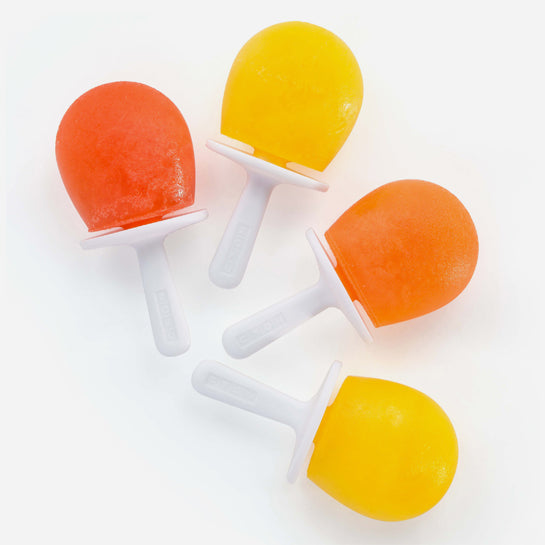 ZOKU Mod Pops, 6 Classic Popsicle Molds in One Compact Tray With Sticks and  Drip Guards, Easy-Release, BPA-free