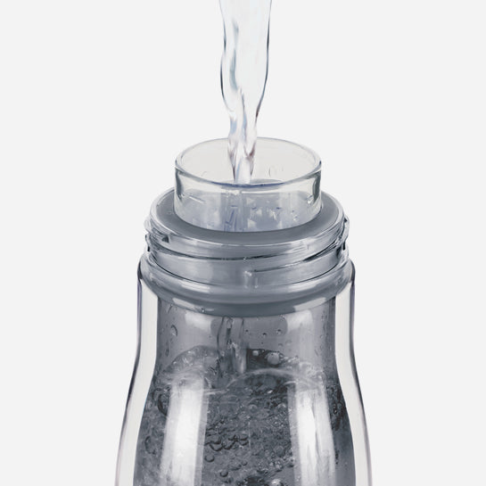 16oz Grey Glass Core Bottle - Zoku - ZOKU